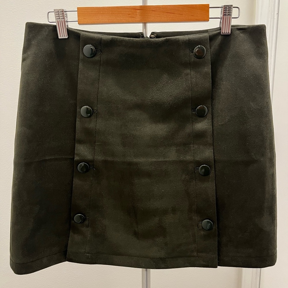 Loft Suede Mini Skirt